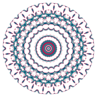 astratto mandala ornamento con cerchio forma png