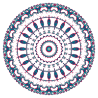 ornement de mandala abstrait avec forme de cercle png