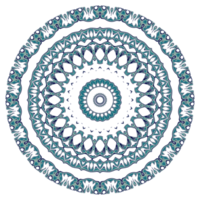 padrão de mandala abstrata com forma circular png