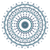 patrón de mandala abstracto con forma circular png