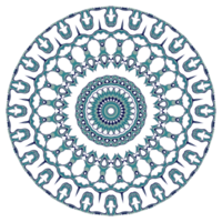 abstrakt mandala mönster med cirkulär form png