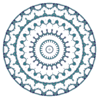 motif de mandala abstrait avec forme circulaire png