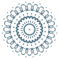 padrão de mandala abstrata com forma circular png