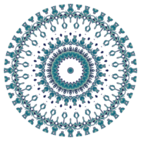 Abstract mandala pattern with circular shape png