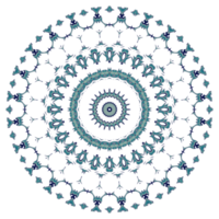 padrão de mandala abstrata com forma circular png