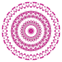 decoração de mandala abstrata com forma redonda png