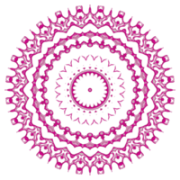 decoración de mandala abstracto con forma redonda png