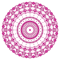 Abstract mandala decoration with round shape png