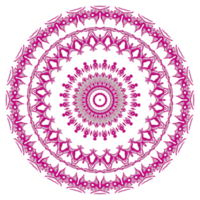 Abstract mandala decoration with round shape png