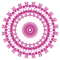 Abstract mandala decoration with round shape png