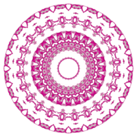 Abstract mandala decoration with round shape png