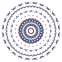 abstrakt mandala prydnad med cirkel form png