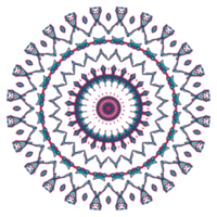 astratto mandala ornamento con cerchio forma png