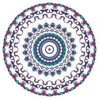 ornamento de mandala abstrato com forma de círculo png