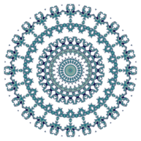 padrão de mandala abstrata com forma circular png