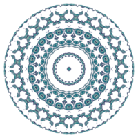 padrão de mandala abstrata com forma circular png