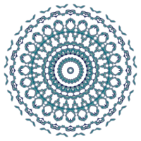 patrón de mandala abstracto con forma circular png