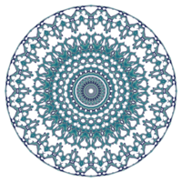 patrón de mandala abstracto con forma circular png