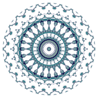 patrón de mandala abstracto con forma circular png