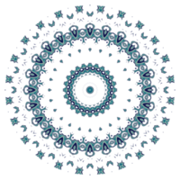 padrão de mandala abstrata com forma circular png