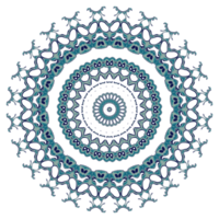 padrão de mandala abstrata com forma circular png