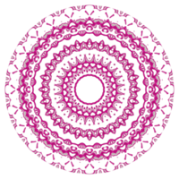 Abstract mandala decoration with round shape png