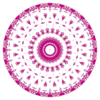 Abstract mandala decoration with round shape png