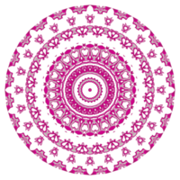 decoração de mandala abstrata com forma redonda png
