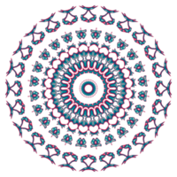 abstrakte Mandalaverzierung mit Kreisform png