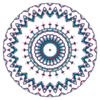 astratto mandala ornamento con cerchio forma png