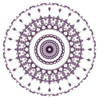 ornamento de mandala abstracto con forma de círculo png