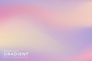 Modern gradient background with pastel colors vector