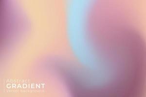 Modern gradient background with pastel colors vector