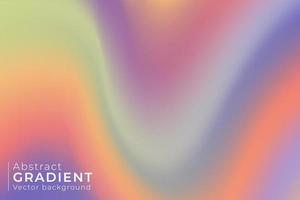 Modern gradient background with pastel colors vector