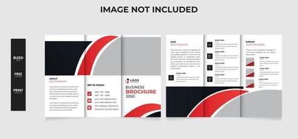 Tri Fold  Business Brochure Template design. Corporate Design vector