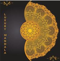 Luxury Mandala background design vector