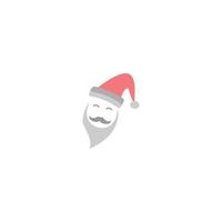 Santa Claus vector icon illustration