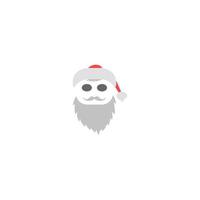 ilustración de icono de vector de santa claus