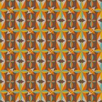 Simple geometric vintage seamless pattern design with swatches options color palette and pattern vector