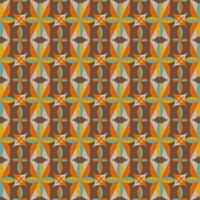 Simple geometric vintage seamless pattern design with swatches options color palette and pattern vector