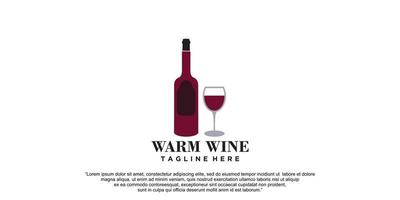 Wine logo icon design template vector illustration Premium Vector