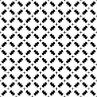 Black and white seamless pattern texture. Greyscale ornamental graphic design. vector