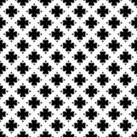 Black and white seamless pattern texture. Greyscale ornamental graphic design. vector