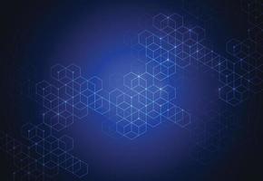 Abstract technology lines and dots connection background. Geometric design. Vector illustration