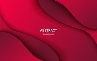 Minimal abstract dark red gradient wavy shape geometric background with gradient colors. Eps10 vector. vector