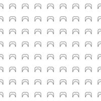 Seamless vector pattern of gentleman mustache, black curly vintage retro gentleman mustaches isolated on white background. Best used for hipster websites, desktop wallpaper, web design