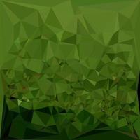 Chlorophyll Green Abstract Low Polygon Background vector