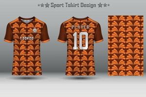 Soccer jersey mockup football jersey design sublimation sport t shirt design collection for racing, cycling, gaming, motocross vector