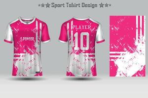 Soccer jersey mockup football jersey design sublimation sport t shirt design collection for racing, cycling, gaming, motocross vector