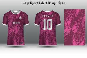 Football jersey mockup, soccer jersey mockup, cycling jersey mockup and sport jersey mockup with abstract geometric pattern Free Vector